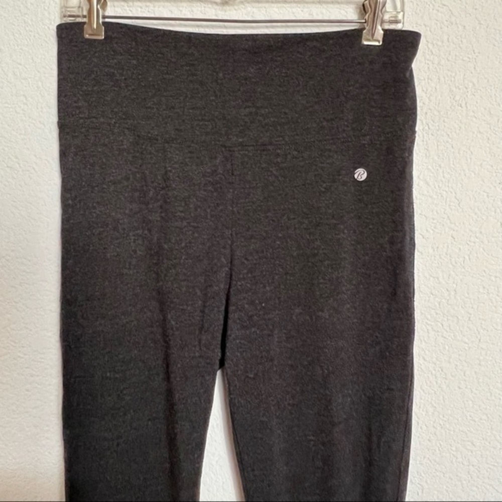 Bally Charcoal Gray Tummy Control High Waisted Leggings Yoga Exercise Everyday